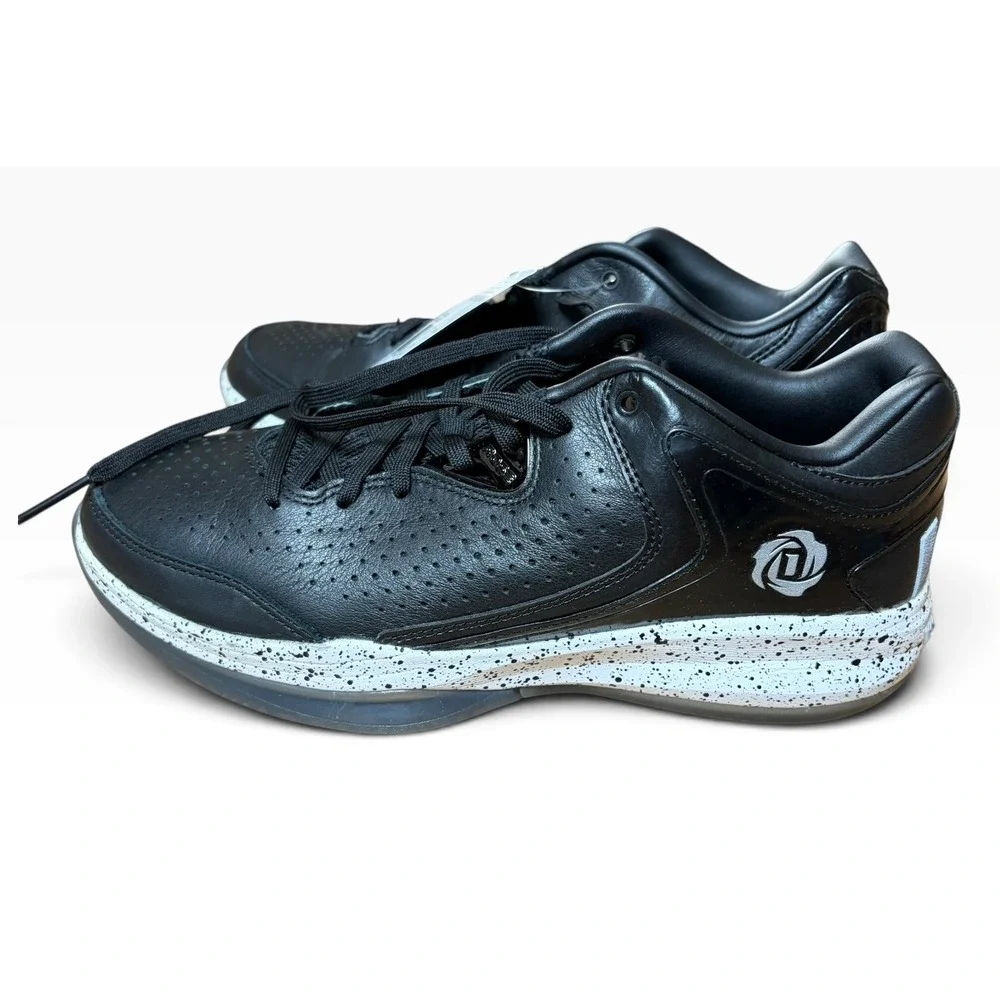 Adidas D Rose Englewood II Black Speckled Basketball Shoes C76694 Mens 7.5